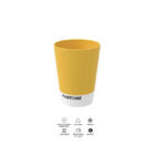 Copo Cônico Em Plástico Coza Casual 300ml Amarelo