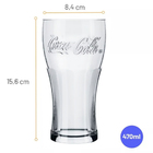 Copo Contour Coca Cola 470ml 6 Unidades - Nadir - Transparent
