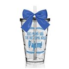 Copo Convite Twister Com Laço Personalizado Para Pajem