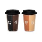 Copo De Cerâmica C/ Tampa De Silicone - Daily Oxford