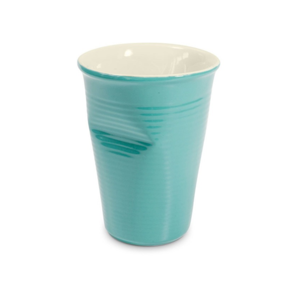 Copo De Cerâmica Plastic 240ml Ceraflame Gourmet Azul Turquesa
