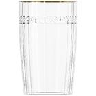 Copo De Cristal Transparente Fio De Ouro Imperial 370ml 1 Peç