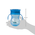 Copo De Treinamento 360º Com Alça Azul 250ml Buba 12648