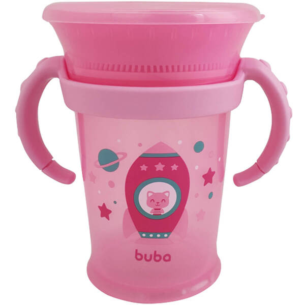 Copo De Treinamento 360° Para Bebê Copo Infantil Com Alça 210