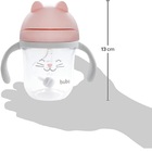 Copo De Treinamento Canudo Com Alça 220ml Buba - Gatinho Rosa