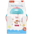 Copo De Treinamento Fisher Price First Moments Pink 270ml Mul