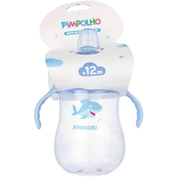 Copo De Treinamento Pimpolho Bico De Silicone Antivazamento 3