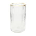 Copo De Vidro Canelado 350ml - A\casa