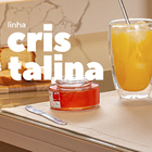 Copo De Vidro Com Parede Dupla Térmico Transparente 450ml Cer