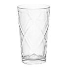 Copo De Vidro Losangos Transparente 230ml 1 Peça - Casambiente