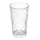 Copo De Vidro Losangos Transparente 230ml 1 Peça - Casambiente