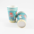 Copo descartável piratas azul 8und 240ml Zôdio