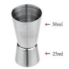 Copo Dosador Duplo 50 E 25 Ml Aço Inox Forma 0078