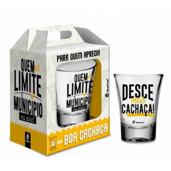 Copo Dose - Quem Tem Limite É Município, Eu Não! 60ml Brasfoot