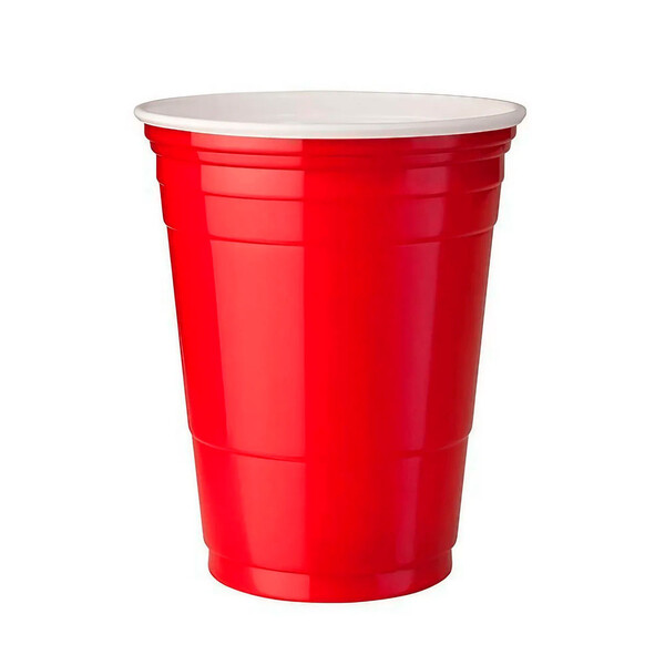 Copo Festa Americano Pp 400ml Vermelho Com 25 Unidades - Copo