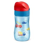 Copo Infantil Com Canudo Evolution 300ml Azul -lillo