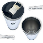Copo Isotérmico Inoxidável Com Tampa E Abridor 502 Ml Térmico