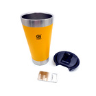 Copo Isotérmico Inoxidável Com Tampa E Abridor 502 Ml Térmico