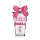 Copo Lembrancinha Personalizado Daminha Bonequinho Acrílico