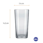 Copo Long Drink Para Bar 390ml 12 Unidades - Nadir 2603/103