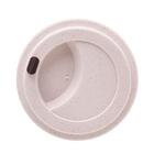 Copo Para Café Bambu E Plástico Marrom Com Tampa E Mexedor  4