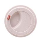 Copo Para Café Bambu E Plástico Rosa Com Tampa E Mexedor 450m