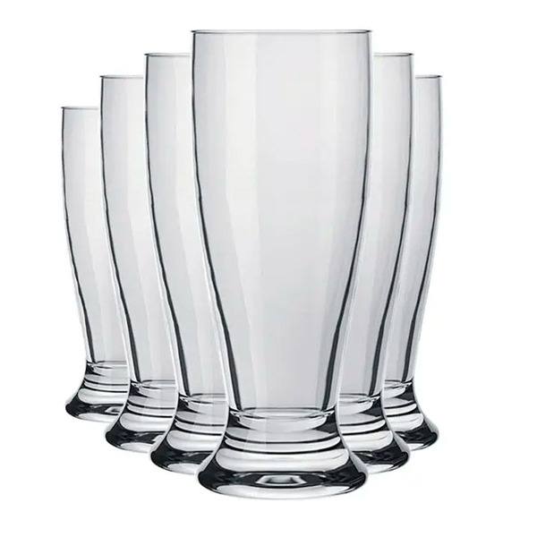 Copo Para Cerveja Munich Vidro 200ml 6 Unidades - Nadir 7109