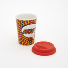 Copo para viagem cerâmica pop-art 300ml Oxford Daily