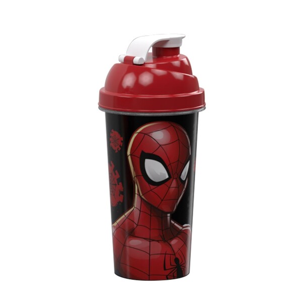 Copo Plasutil Shakeira 580 Ml Personagens  Homem Aranha