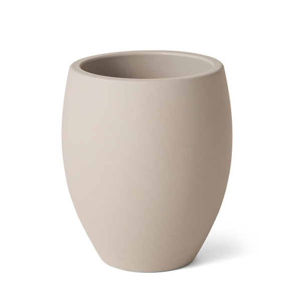 Copo Porta Escova De Dentes Em Cimento Cinza 10cm 16848 Mart