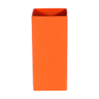 Copo Quadrado Para Tereré Aço Inox Colorido - Wp - Laranja