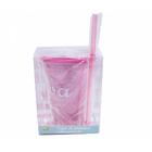 Copo Rosa Com Canudo Diva: Fs