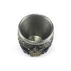 Copo Shot Colecionável Medieval Caveira Guerreiro Viking Deco