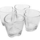 Copo Shot Mini Vidro Coração 50 Ml - Lyor