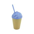 Copo Sorvete 450ml Com Canudo Cores Sortidas