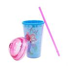 Copo Tampa Oval Sereia Ariel: Disney