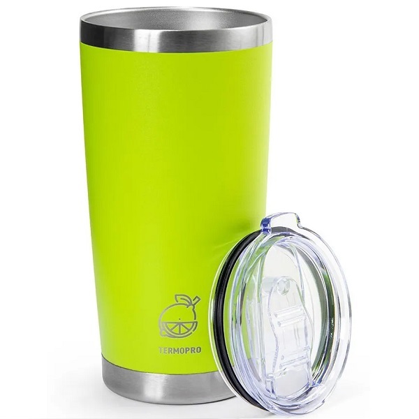 Copo Termico Com Tampa Para Caipirinha 600ml Verde Termopro