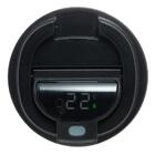 Copo Térmico Com Termômetro Inox Parede Dupla Motion Preto 50