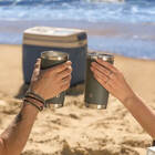 Copo Térmico De Cerveja Aço Inox Parede Dupla Com Tampa 500ml