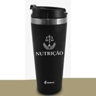 Copo Térmico Emborrachado Curso Nutrição 450ml Brasfoot