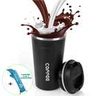 Copo Térmico Garrafa Café Chá Inox Antivazamento 510 Ml Preto