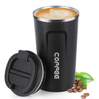 Copo Térmico Garrafa Café Chá Inox Antivazamento 510 Ml Preto