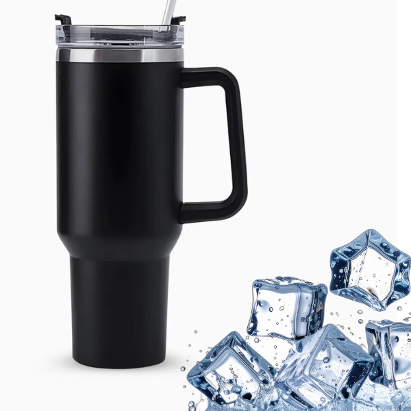Copo Termico Grande 1200 Ml Caneca Térmica com Canudo e Alça