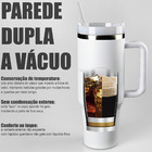 Copo Termico Grande 1200 Ml Caneca Térmica com Canudo e Alça