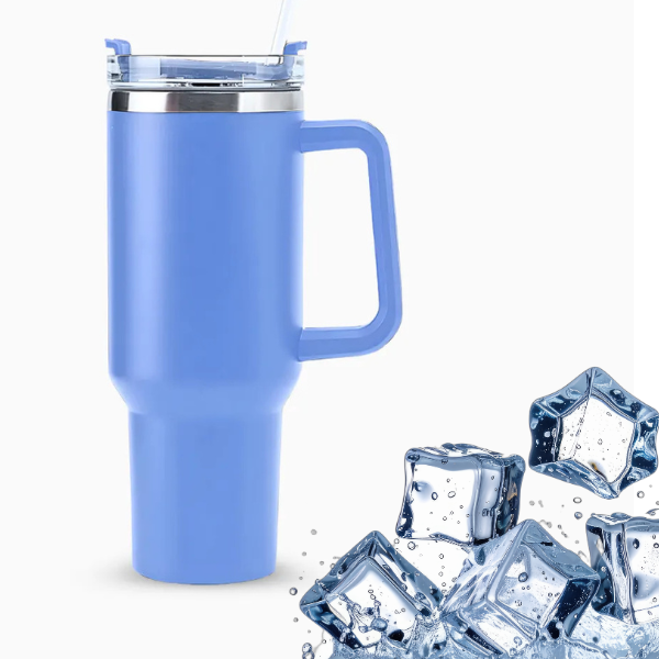 Copo Termico Grande 1200 Ml Caneca Térmica com Canudo e Alça
