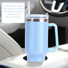 Copo Termico Grande 1200 Ml Caneca Térmica com Canudo e Alça
