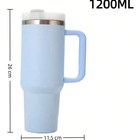 Copo Termico Grande 1200 Ml Caneca Térmica com Canudo e Alça