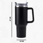 Copo Termico Grande 1200 Ml Caneca Térmica com Canudo e Alça