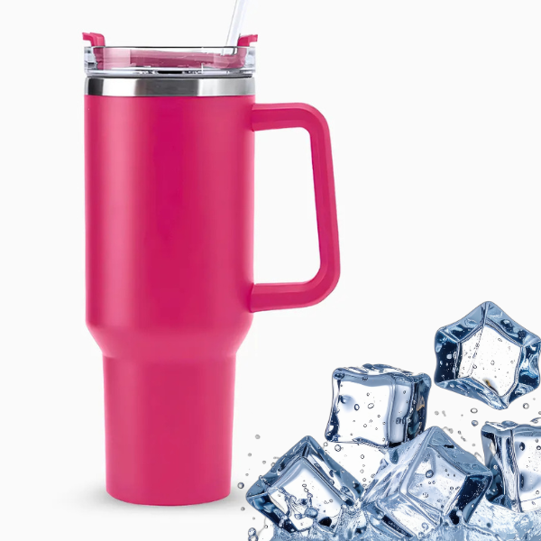 Copo Termico Grande 1200 Ml Caneca Térmica com Canudo e Alça