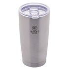 Copo Térmico Inox Com Tampa 600ml  Prata  - Wolff